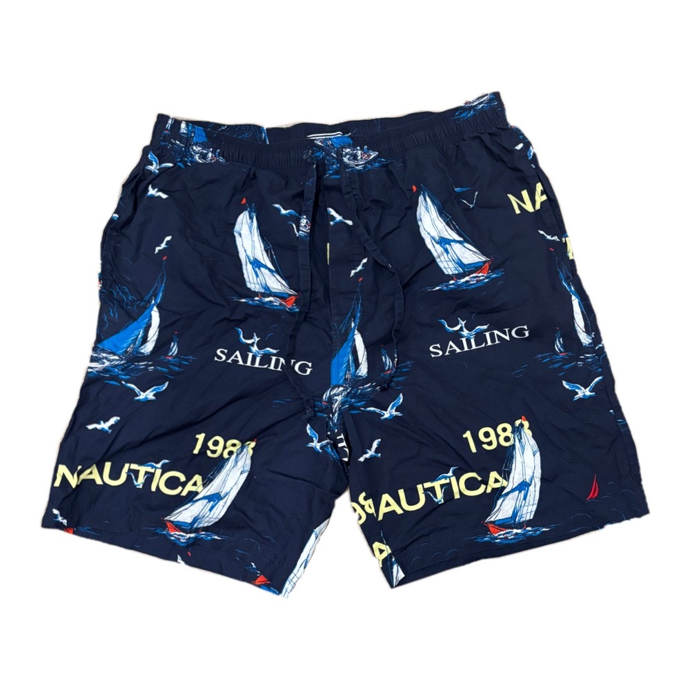 Nautica Sailing Print Shorts